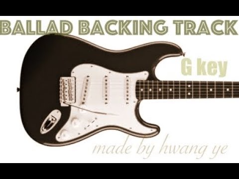 Modern Rock Style Ballad Backing Track / G key / BPM 77