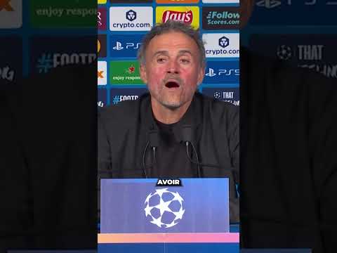 🔥 Luis Enrique : "On aurait mérité de gagner, de faire nul et de perdre" #shorts