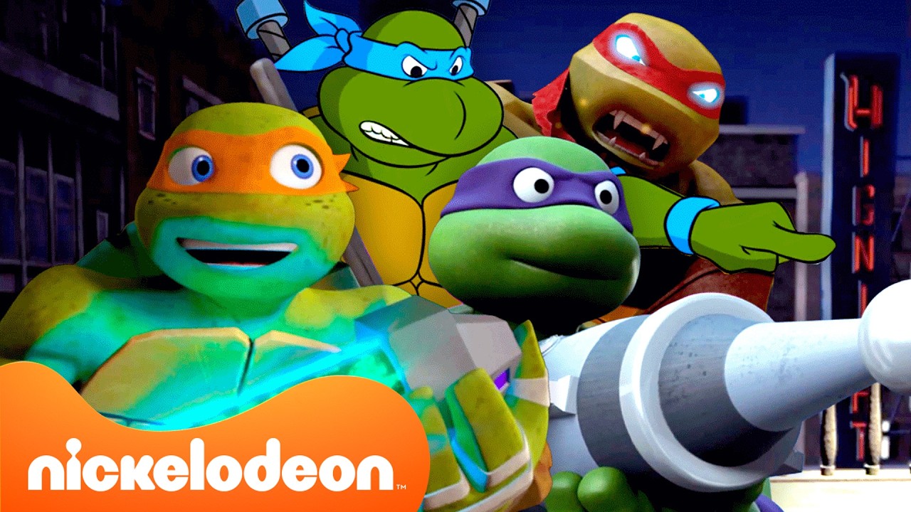 ٦٠ دقيقة من أروع لحظات سلاحف النينجا! ⚔️ #2 | سلاحف النينجا المتحولة | Nickelodeon Ara