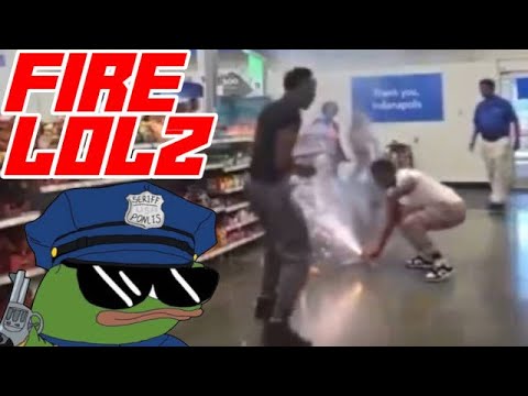  Black Guy Livestreams Setting off Fireworks in a Walmart 
