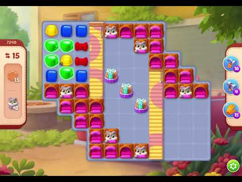 HomeScapes Level 7248 no boosters (16 moves)