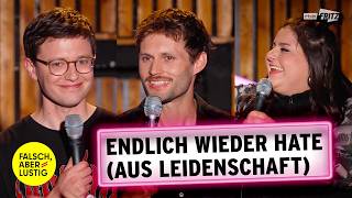 Lasst die Spiele beginnen | falsch, aber lustig | Christoph Fritz, Rebecca Pap, Maximilian Lorenz