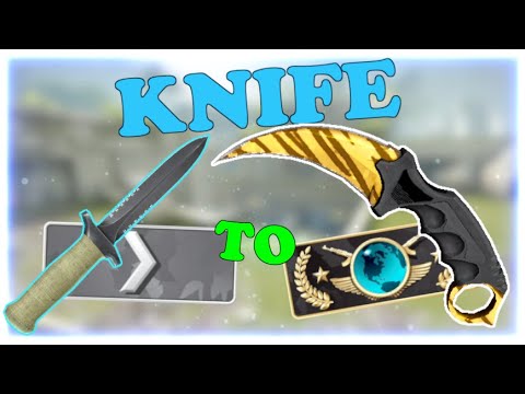 Silver 1 to Global Elite ★ Knife CSGO