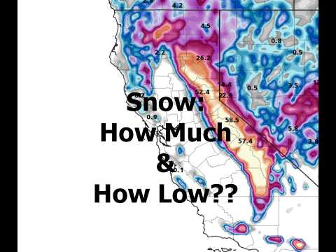 Sierra Snow: quanta neve vedremo e quanto in basso scenderà? Briefing mattutino 13-02-26.