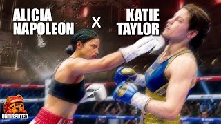 ボクシングゲーム UNDISPUTED アリシア・ナポレオン vs ケイティー・テイラー