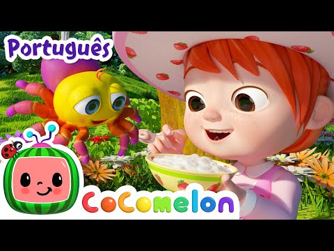 A menininha e a dona aranha | Cocomelon em Português | Músicas Infantis e Desenhos Animados Infantis