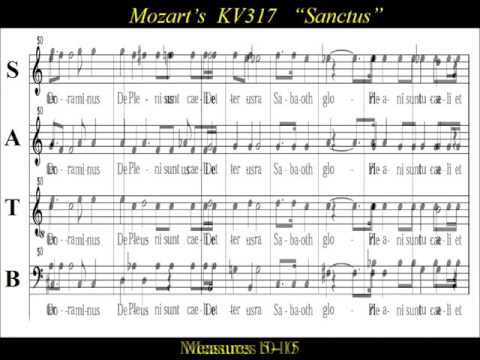 Mozart KV 317 -4 Sanctus - Coronation Mass - Soprano