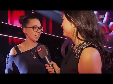 Interview mit Coach Stefanie Heinzmann nach der 1. Live-Show - The Voice of Switzerland 2014