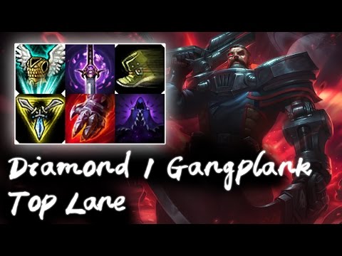 Diamond 1 Gangplank Top vs Fiora | Korea High Elo Replays