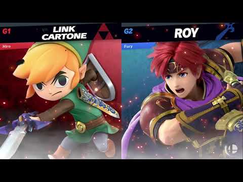 Hiro(Toon Link) vs Fury(Roy) - Winners Bracket - Smash Bros Catania Tournament