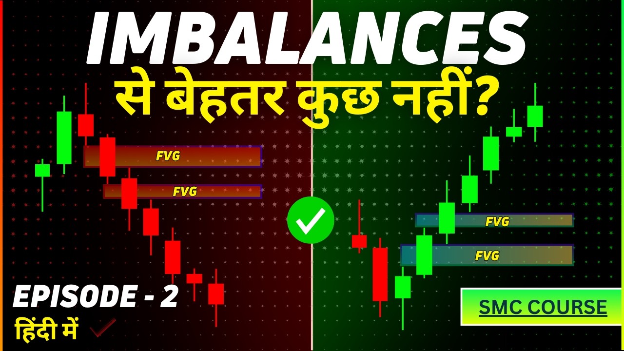 Market में बड़े Players के Footprints को पहचानें🔥| Fair Value Gaps | Imbalances | FVG | SMC Course