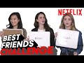Spinning Out Cast Best Friends Challenge | Netflix