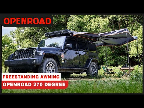 OPENROAD 270 DEGREE FREESTANDING AWNING.