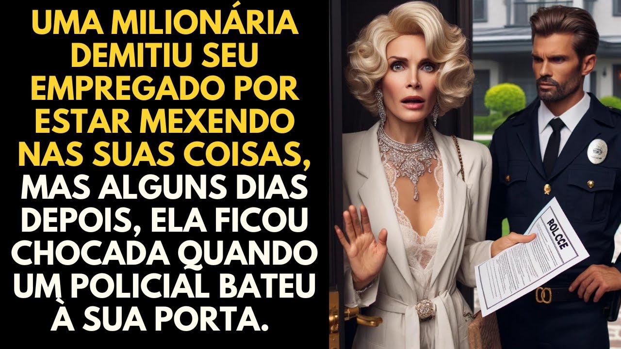 Uma milionária demitiu seu empregado por estar mexendo nas suas coisas, mas alguns dias depois...