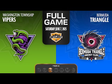 NBHL South Jersey West Tier 3: Bermuda Triangle vs. Washington Township Vipers (06/07/2025)