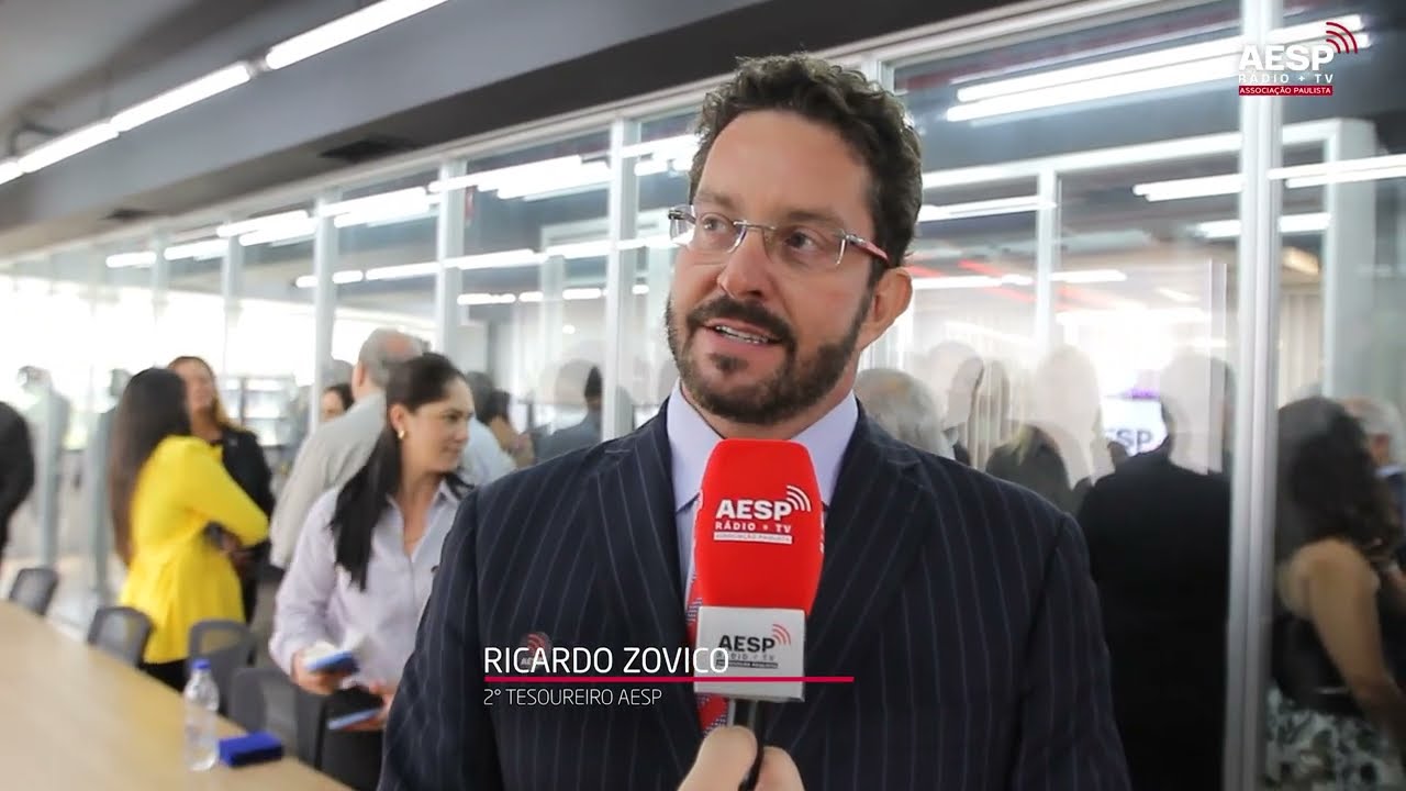 📣 Ricardo Zovico durante a inauguração do Estúdio AESP e da Revitalização da nossa sede.