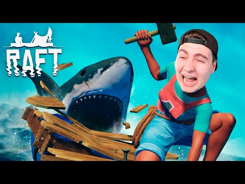 Raft Suomi: KUINKA SELVIYTYÄ YKSIN MERELLÄ!? #1