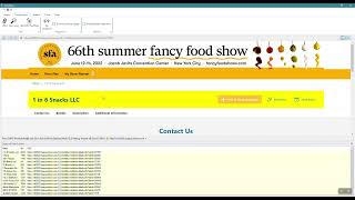 Scraping Exhibitor details from mapyourshow.com | WebHarvy