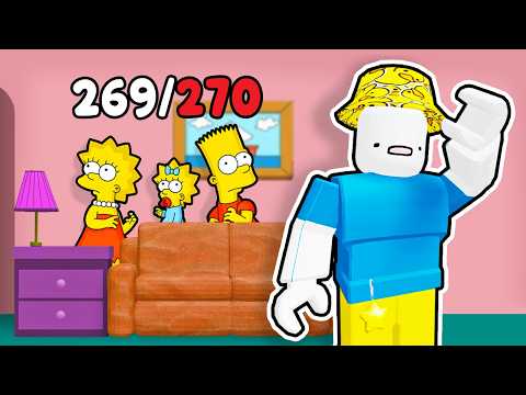 finding ALL 270 Simpsons in Roblox find the simpsons...