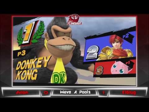 Team Flamewave: One Year Anniversary - Avion (Roy) vs xElGlugx (Donkey Kong) Pools Winners Finals
