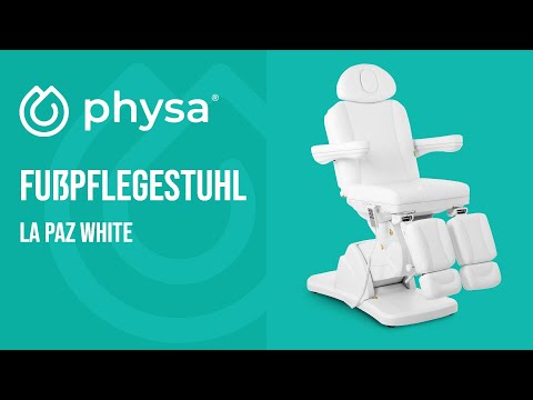 Video - Fußpflegestuhl - 300 W - 175 kg - Weiß
