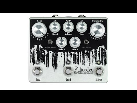 EarthQuaker Devices Palisades V2 Mega Ultimate Overdrive Pedal with Flexi-Switch (Green)