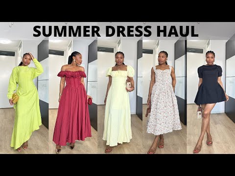 I spent $500 on SUMMER Dresses so you don't have to. Summer Dress HAUL 2025. ASOS, SHEIN, CoMMENSE