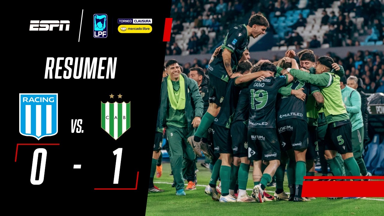 RACING PERDIÓ DE LOCAL Y SUMÓ SU TERCERA DERROTA AL HILO | Racing 0-1 Banfield | RESUMEN