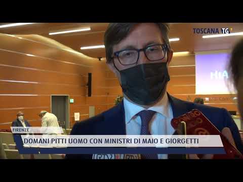 2021-06-29 FIRENZE - DOMANI PITTI UOMO CON MINISTRI DI MAIO E GIORGETTI