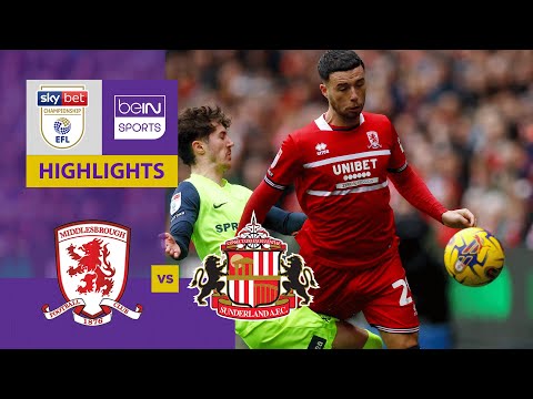 Middlesbrough v Sunderland | EFL Championship 23/24 | Match Highlights