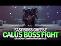 Easy Calus Boss Cheese - Final Lightfall Mission Desperate Measures (Legendary) [Destiny 2]