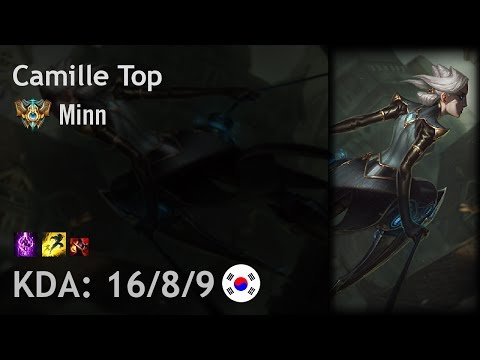 Camille Top vs Jarvan IV - Minn - KR Challenger Patch 7.12