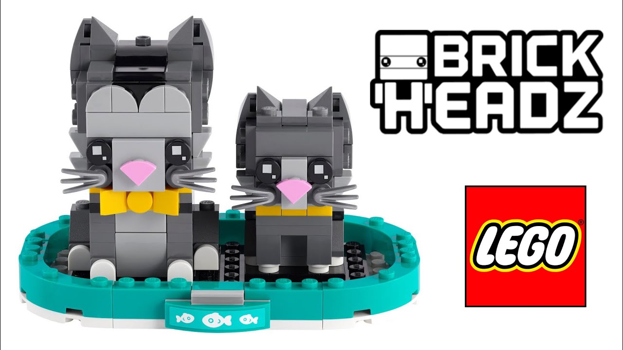 LEGO 40441 BrickHeadz Shorthair Cats
