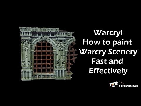 How to Paint Warcry Terrain and Scenery Fast