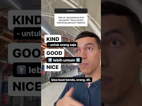 The difference: KIND, GOOD, NICE 👍 #english #learnenglish