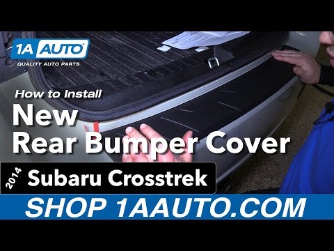 How to Install Rear Bumper Step Cover 13-17 Subaru Crosstrek