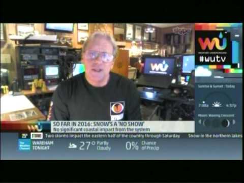 MLBaron Appears Live on The Weather Channel Jan 14 2016