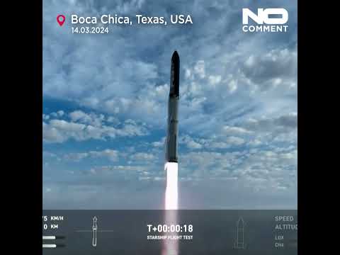 SpaceX's mega rocket blasts off on a third test flight from Texas