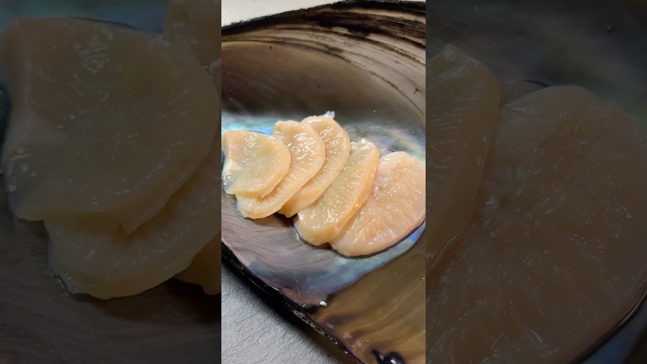 最後に平貝の刺身が食べたい！