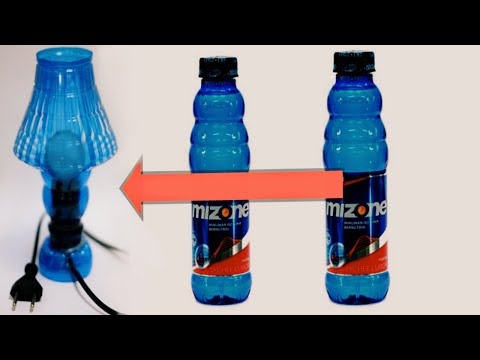 Cara membuat lampu hias dari botol bekas minuman