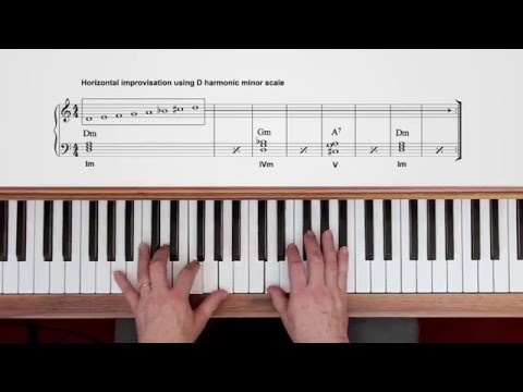 Exploring Jazz Piano Vol 1 – Tim Richards, 3. Horizontal & vertical improvisation