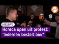 Nunspeetse horeca opent deuren uit protest
