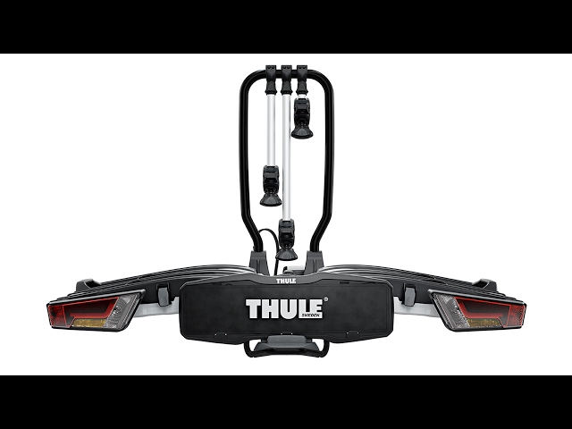 Video teaser for Towbar Bike Rack – Thule EasyFold XT (3-bike)