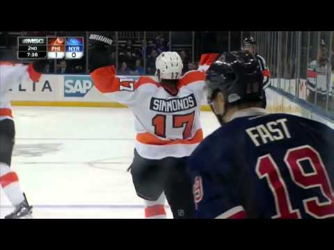 Philadelphia Flyers at New York Rangers  11 28 2015