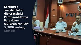 PWI Larang Anggotanya Ikut UKW Selain dari Dewan Pers