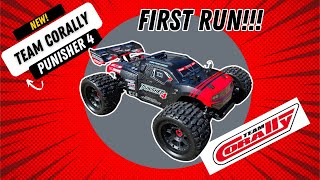 Team Corally Punisher 4 | 1st run and Impressions! #rc #teamcorally
