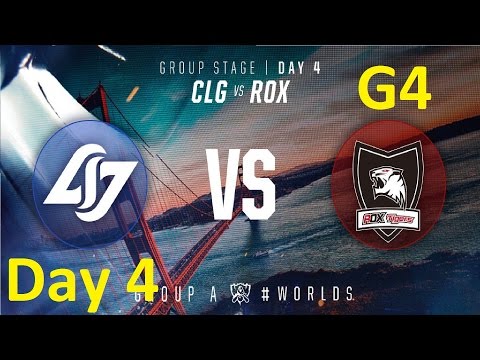 CLG vs ROX Game 1 Highlights - 2016 Worlds Group Stage - Day 4