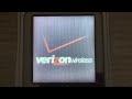 Audiovox CDM 8600 Verizon Wireless Startup Shutdown Main LCD