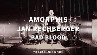 AMORPHIS Jan Rechberger Drumcam &#39;Bad Blood&#39; / 7.12.2019 Helsinki Ice Hall