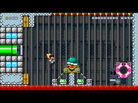 Super Mario Maker - Mario's Ultimate Prison Escape!